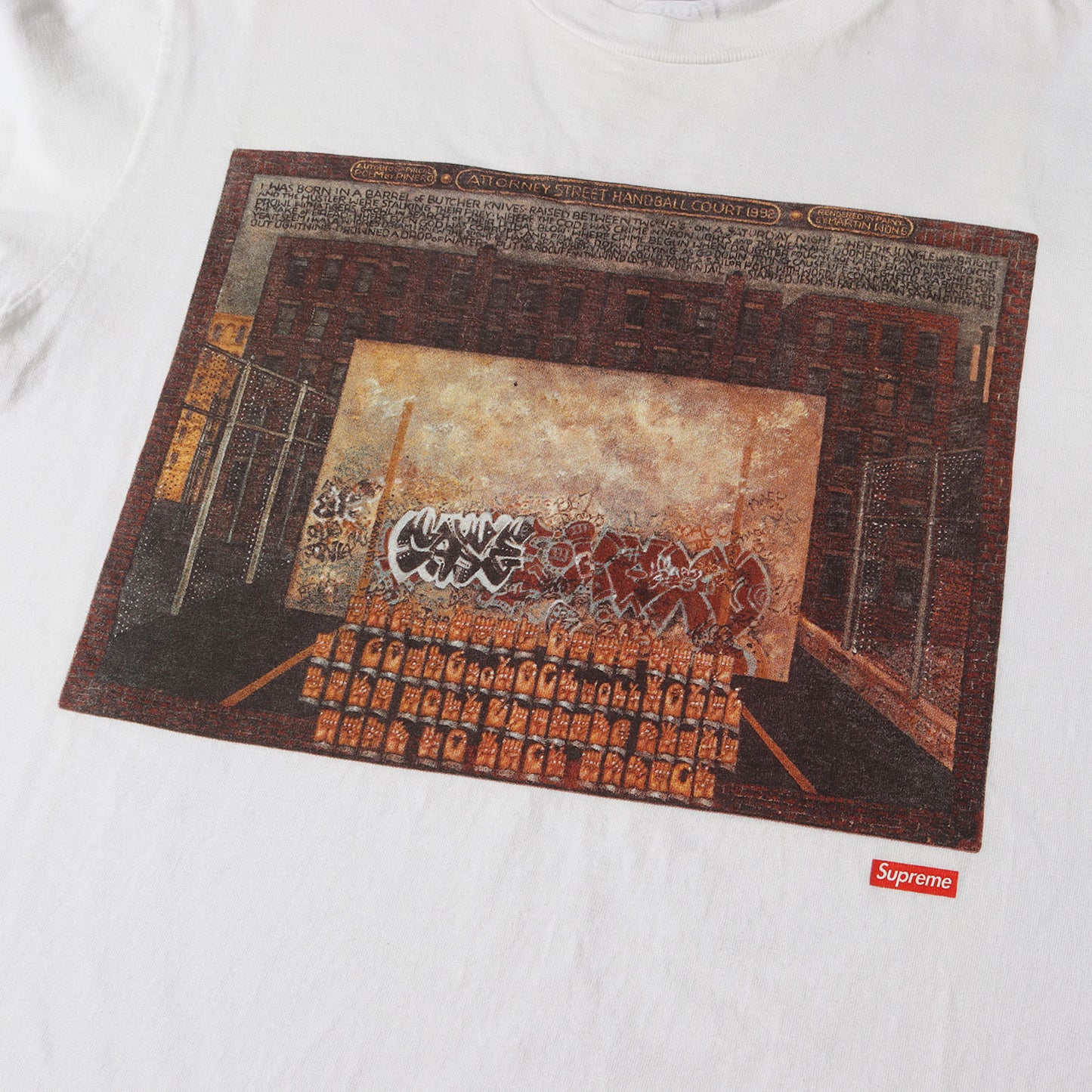 ×Martin Wong アートグラフィック ロングスリーブ Tシャツ(Attorney Street L/S Tee)