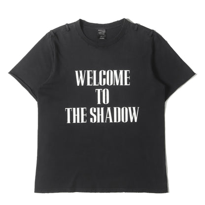 06SS ローズ期 ダメージ加工 メッセージロゴ Tシャツ
