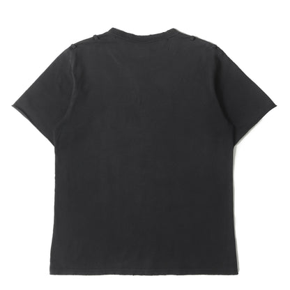 06SS ローズ期 ダメージ加工 メッセージロゴ Tシャツ