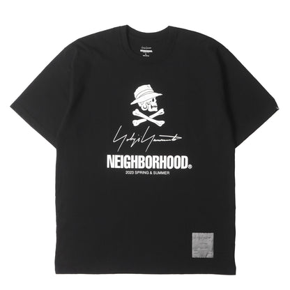 23SS ×Yohji Yamamoto POUR HOMME コラボロゴ クルーネック Tシャツ