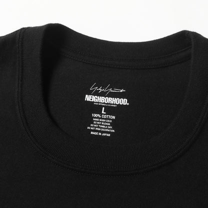 23SS ×Yohji Yamamoto POUR HOMME コラボロゴ クルーネック Tシャツ