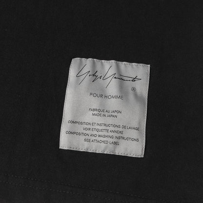 23SS ×Yohji Yamamoto POUR HOMME コラボロゴ クルーネック Tシャツ