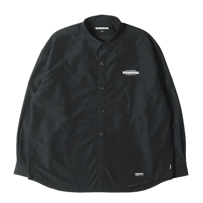 24SS ロゴプリント タイプライター シャツ(PLAIN SHIRT LS)