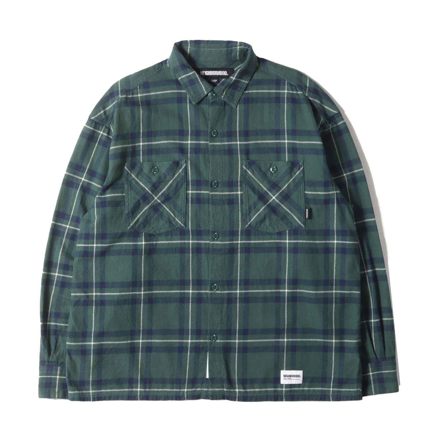 24AW タータンチェック フランネルシャツ(TARTAN CHECK SHIRT LS)