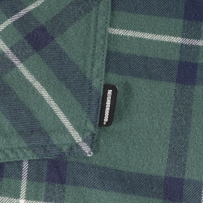 24AW タータンチェック フランネルシャツ(TARTAN CHECK SHIRT LS)