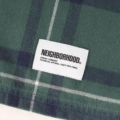 24AW タータンチェック フランネルシャツ(TARTAN CHECK SHIRT LS)