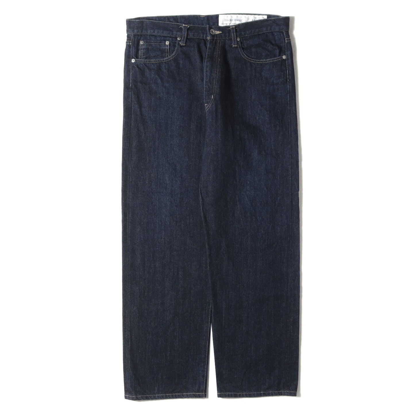 22SS ディープ ベーシック リジッド デニムパンツ(RIGID . DP BASIC 14OZ-PTRIGID DENIM DP WIDE PANTS)
