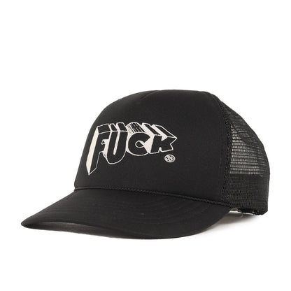 ×R.Crumb FUCKロゴ メッシュキャップ