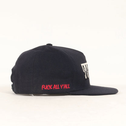 アドバイザリーマーク パロディーロゴ 5パネルキャップ(Fuck All Yall 5 Panel Cap)