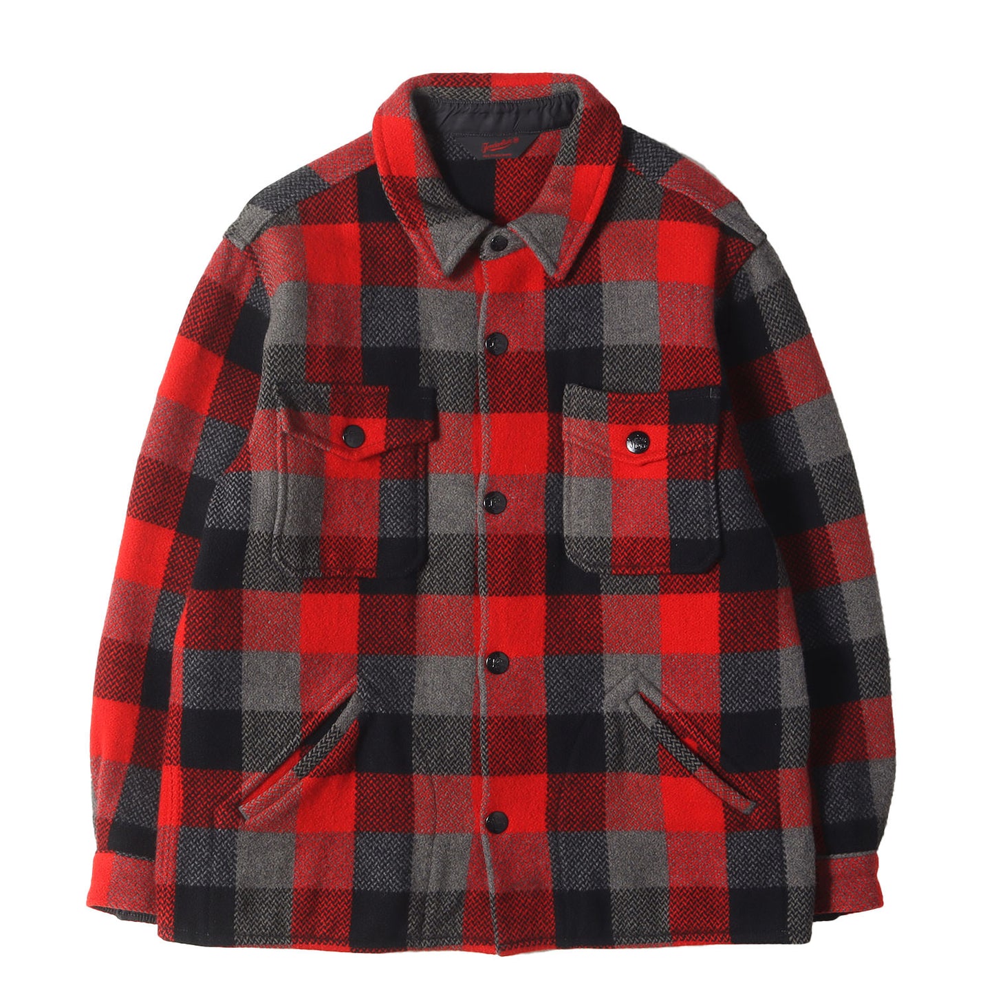 チェック ウール ベアジャケット(BEAR WOOL JKT)