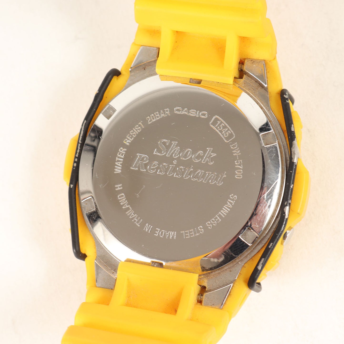 スティング復刻モデル DW-5700Y-9JF イエロー 腕時計 / ウォッチ