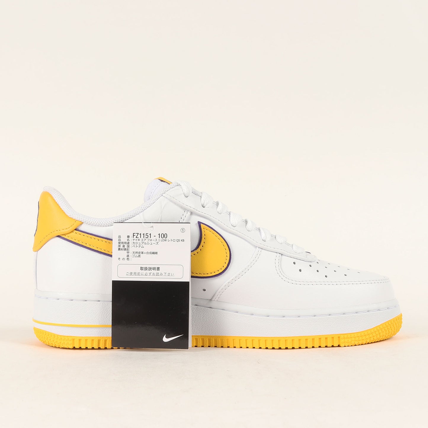 ×Kobe Bryant AIR FORCE 1 LOW RETRO QS KB (FZ1151-100)