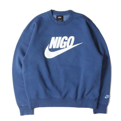 24AW ×NIGO スウッシュロゴ 後染め スウェット(AS NRG Crew Fleece)