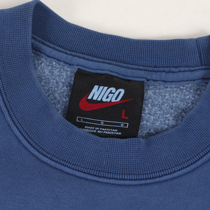 24AW ×NIGO スウッシュロゴ 後染め スウェット(AS NRG Crew Fleece)