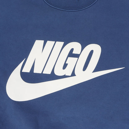 24AW ×NIGO スウッシュロゴ 後染め スウェット(AS NRG Crew Fleece)