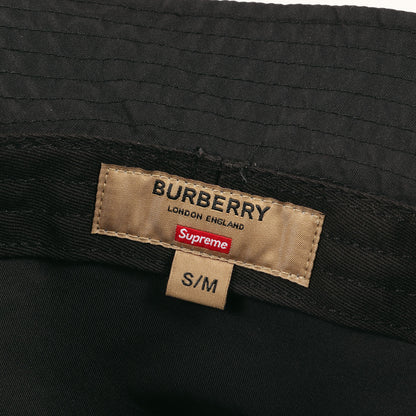 22SS ×Burberry ロゴ刺繍 クラッシャーハット(Crusher)