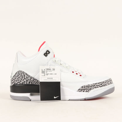 AIR JORDAN 3 RETRO WHITE CEMENT (136064-105)