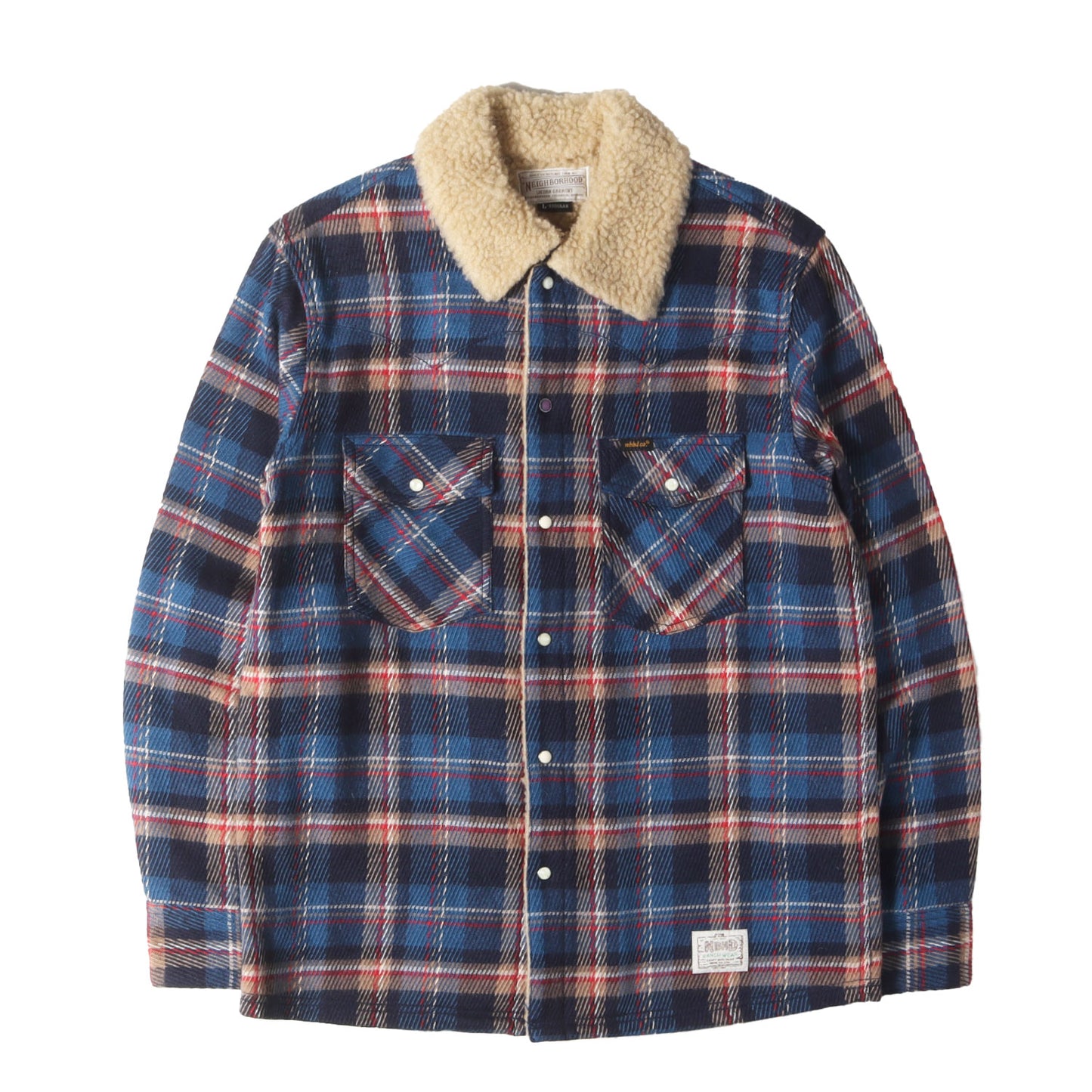 ボア付き ヘビー チェック フランネルシャツ(KING. BOA / C-SHIRT. LS)