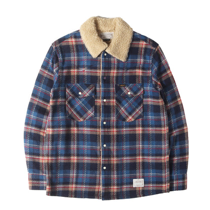 ボア付き ヘビー チェック フランネルシャツ(KING. BOA / C-SHIRT. LS)
