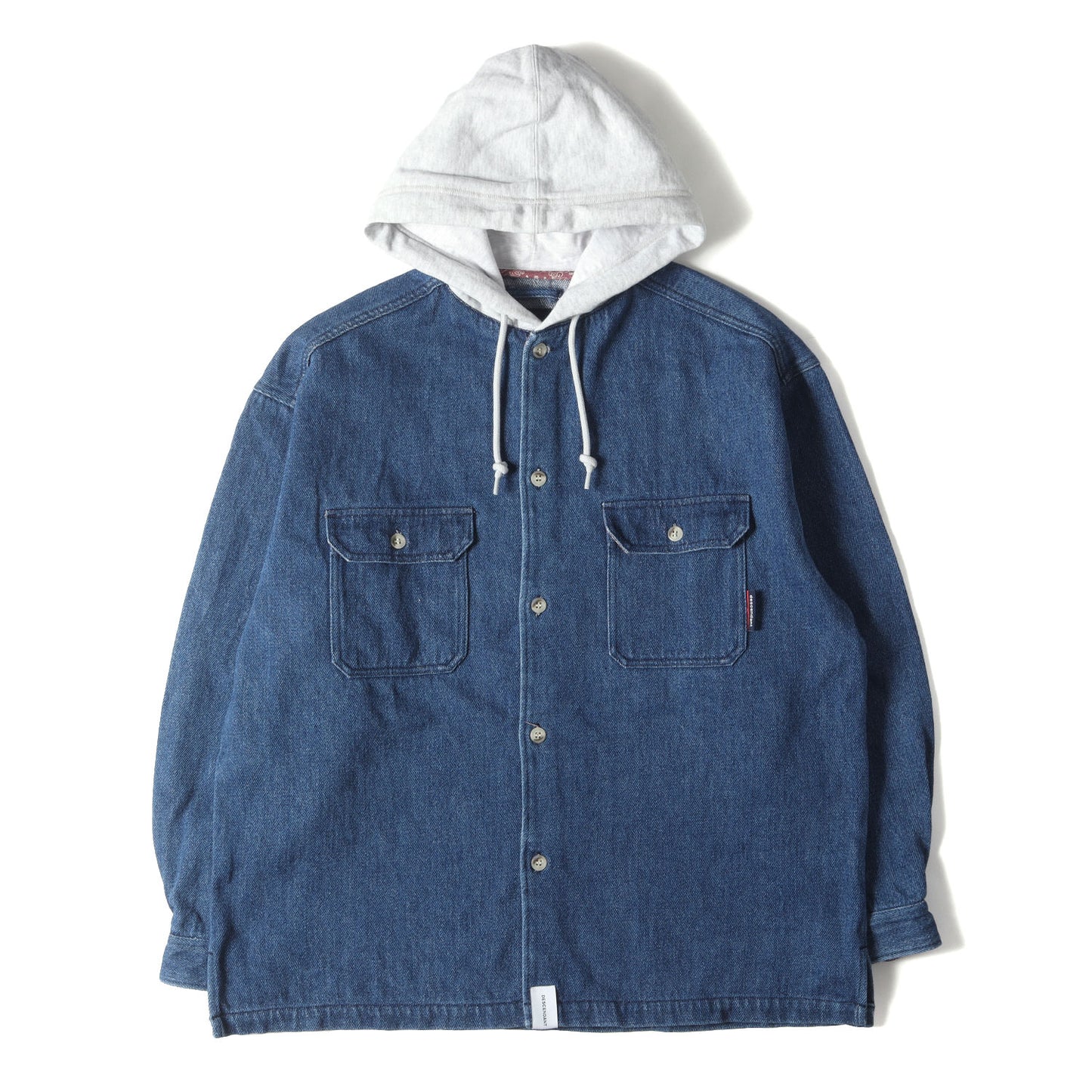 20SS フード付き 裏地バンダナ柄 デニムシャツ(SPICOLI HOODED LS SHIRT)
