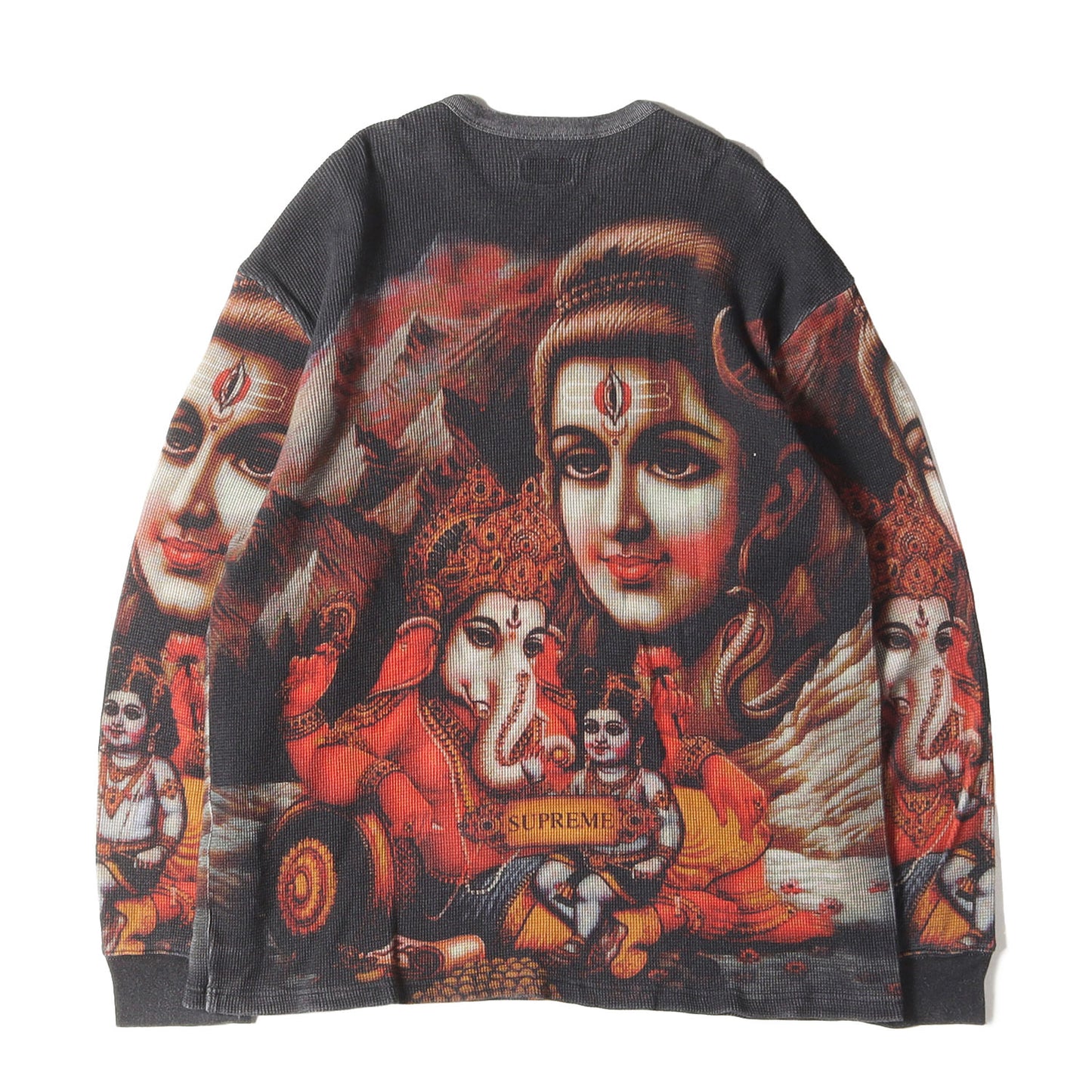 ガネーシャ 全面プリント サーマル ロングスリーブ Tシャツ(Ganesh L/S Thermal)