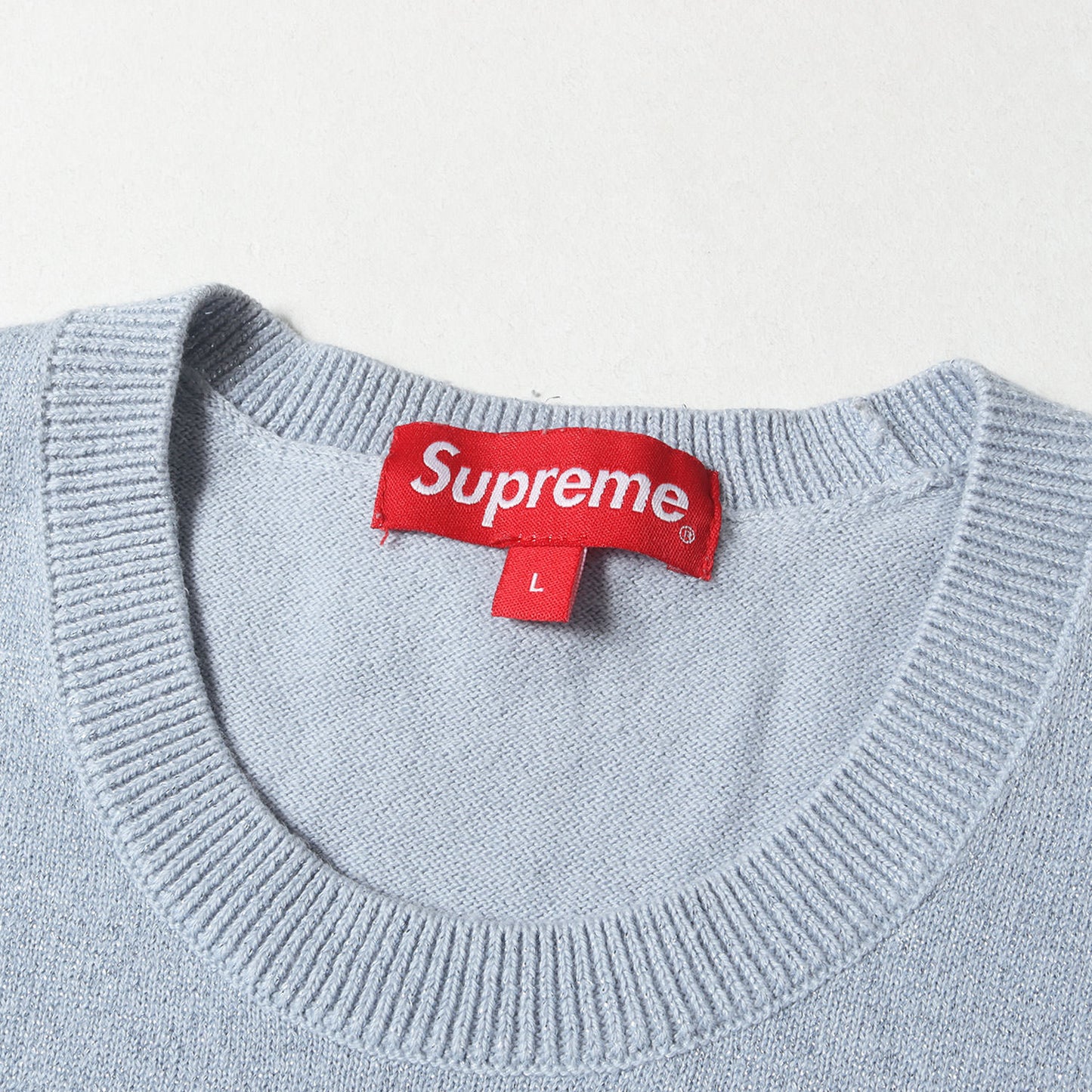 23SS メタリック ラメ ニット トップ(Metallic LS Top)