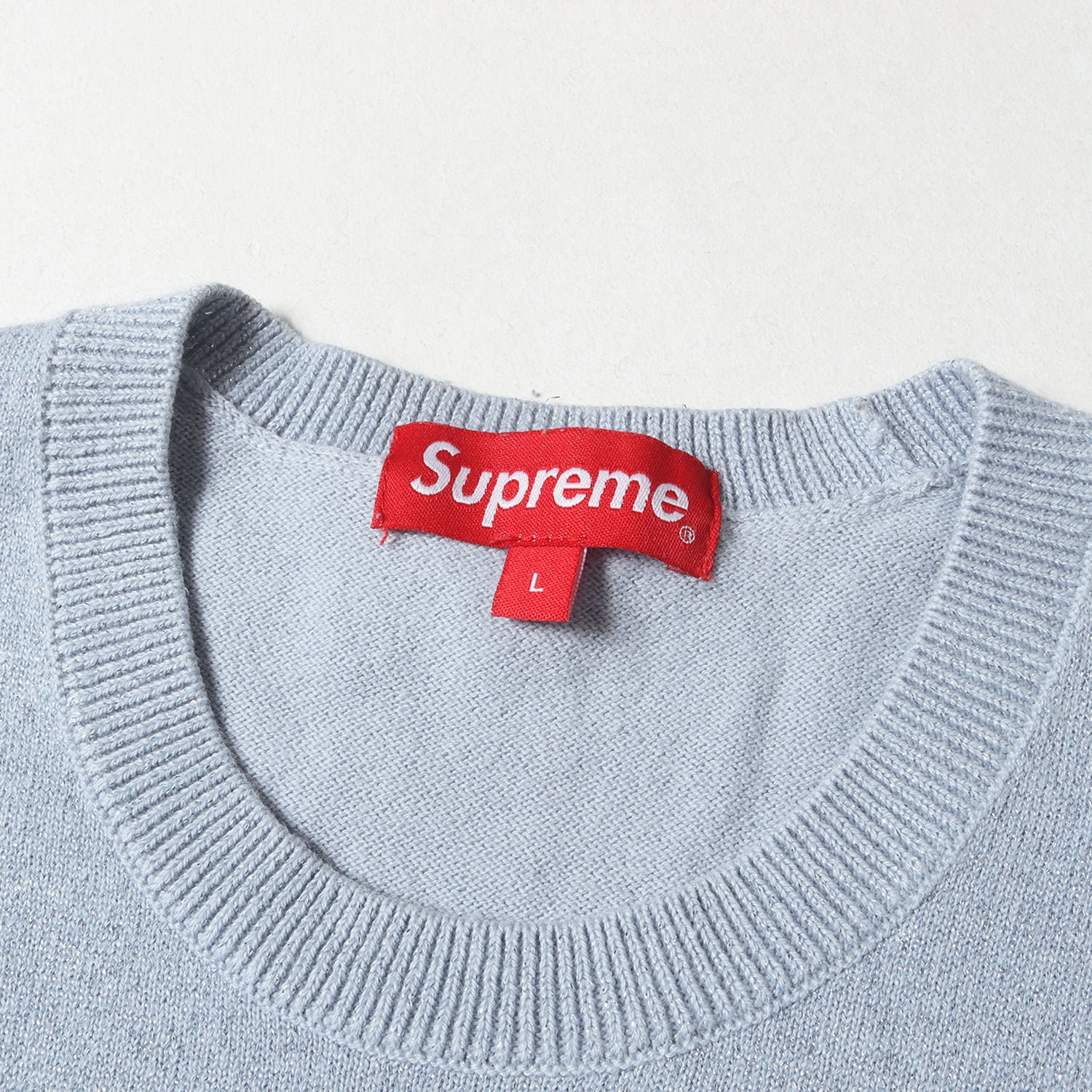Supreme (シュプリーム) 23SS メタリック ラメ ニット トップ(Metallic 