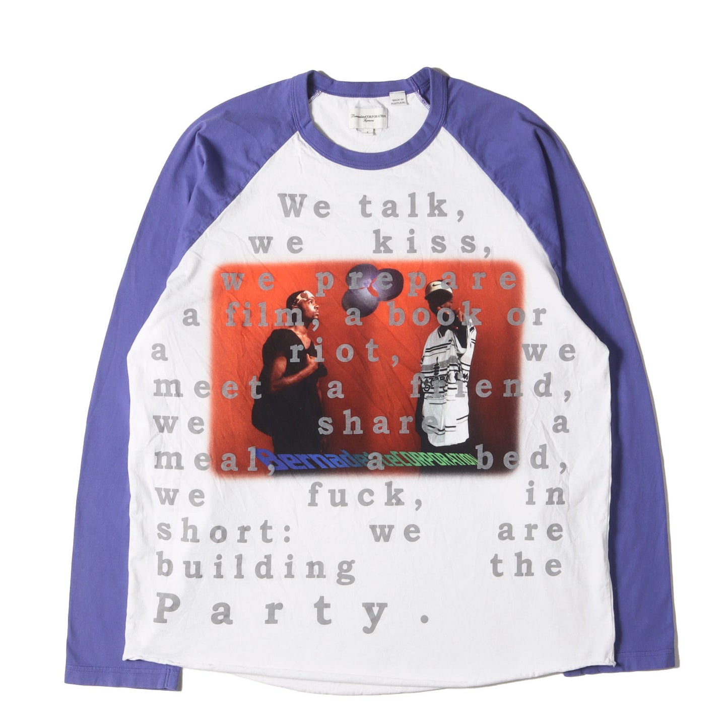 23SS ×Bernadette Corporation ラグラン ロングスリーブ Tシャツ(Raglan L/S Top)