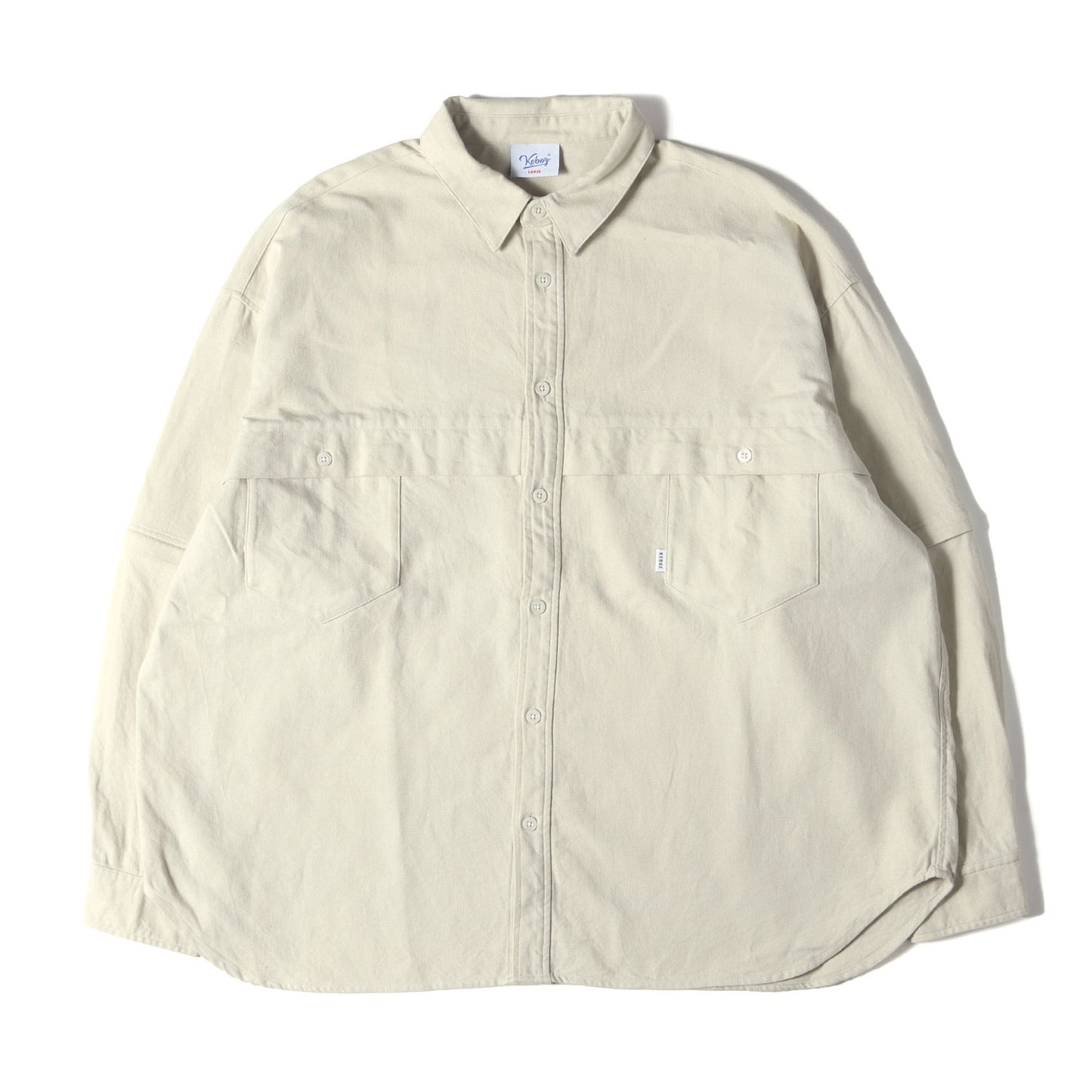 23SS オーバーサイズ コンバーチブル ネルシャツ(CONVERTIBLE NEL SHIRT)