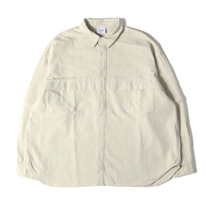 23SS オーバーサイズ コンバーチブル ネルシャツ(CONVERTIBLE NEL SHIRT)