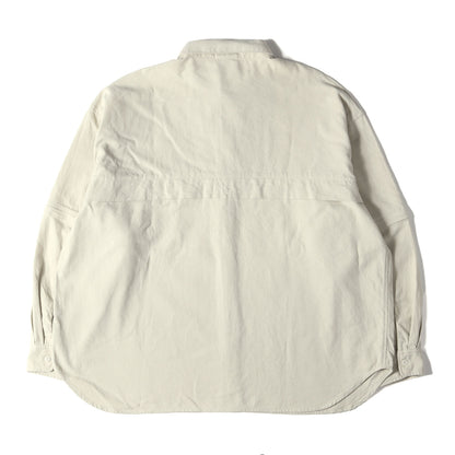 23SS オーバーサイズ コンバーチブル ネルシャツ(CONVERTIBLE NEL SHIRT)