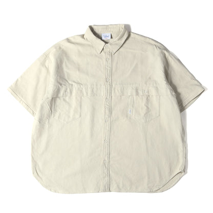 23SS オーバーサイズ コンバーチブル ネルシャツ(CONVERTIBLE NEL SHIRT)