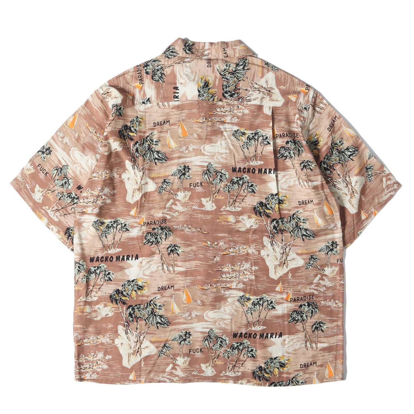 24SS ランドオブアロハ柄 レーヨン ハワイアンシャツ / アロハシャツ(HAWAIIAN SHIRT S/S)