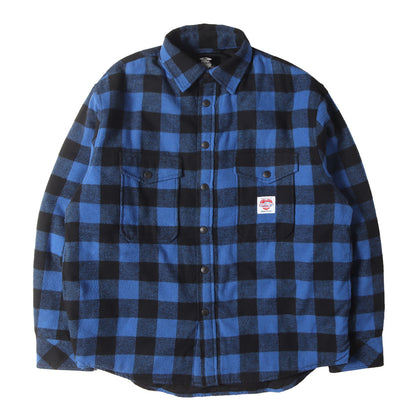 23AW バッファローチェック 裏地キルティング フランネルシャツ(BUFFALO CHECK LINING SHIRT)