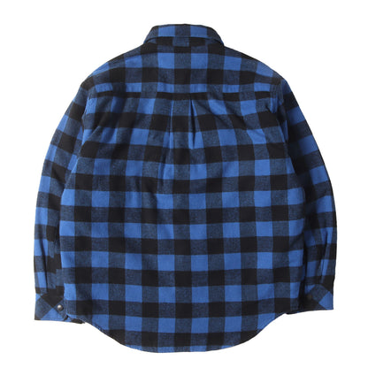 23AW バッファローチェック 裏地キルティング フランネルシャツ(BUFFALO CHECK LINING SHIRT)