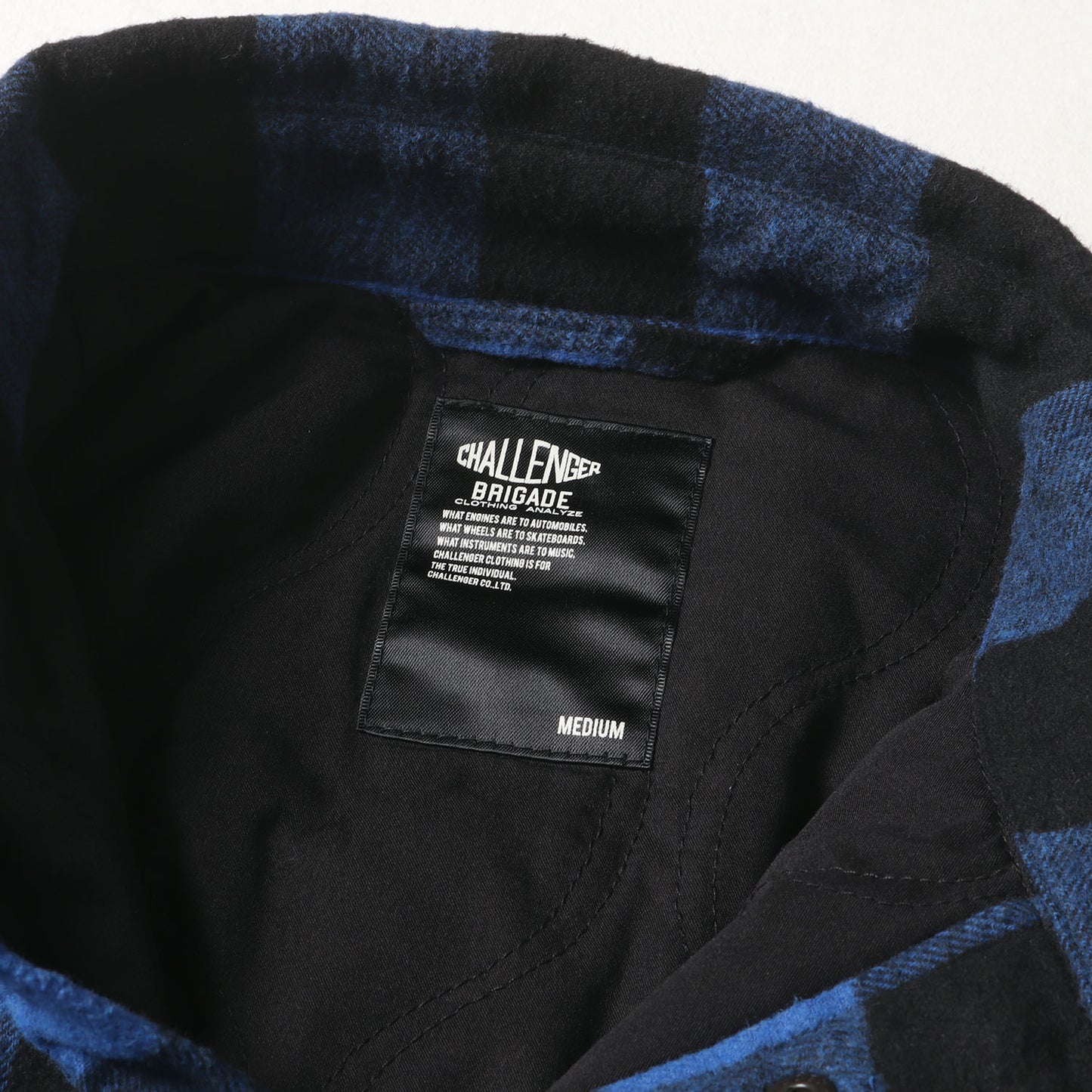 23AW バッファローチェック 裏地キルティング フランネルシャツ(BUFFALO CHECK LINING SHIRT)