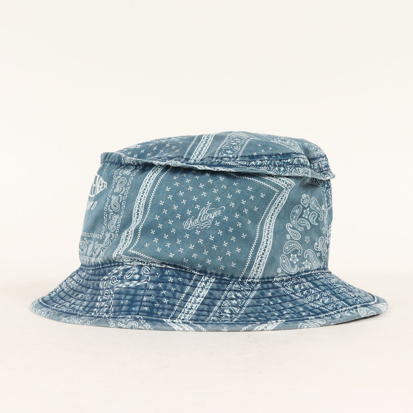22SS ヴィンテージ加工 バンダナ バケットハット(Bandana Bucket Hat)