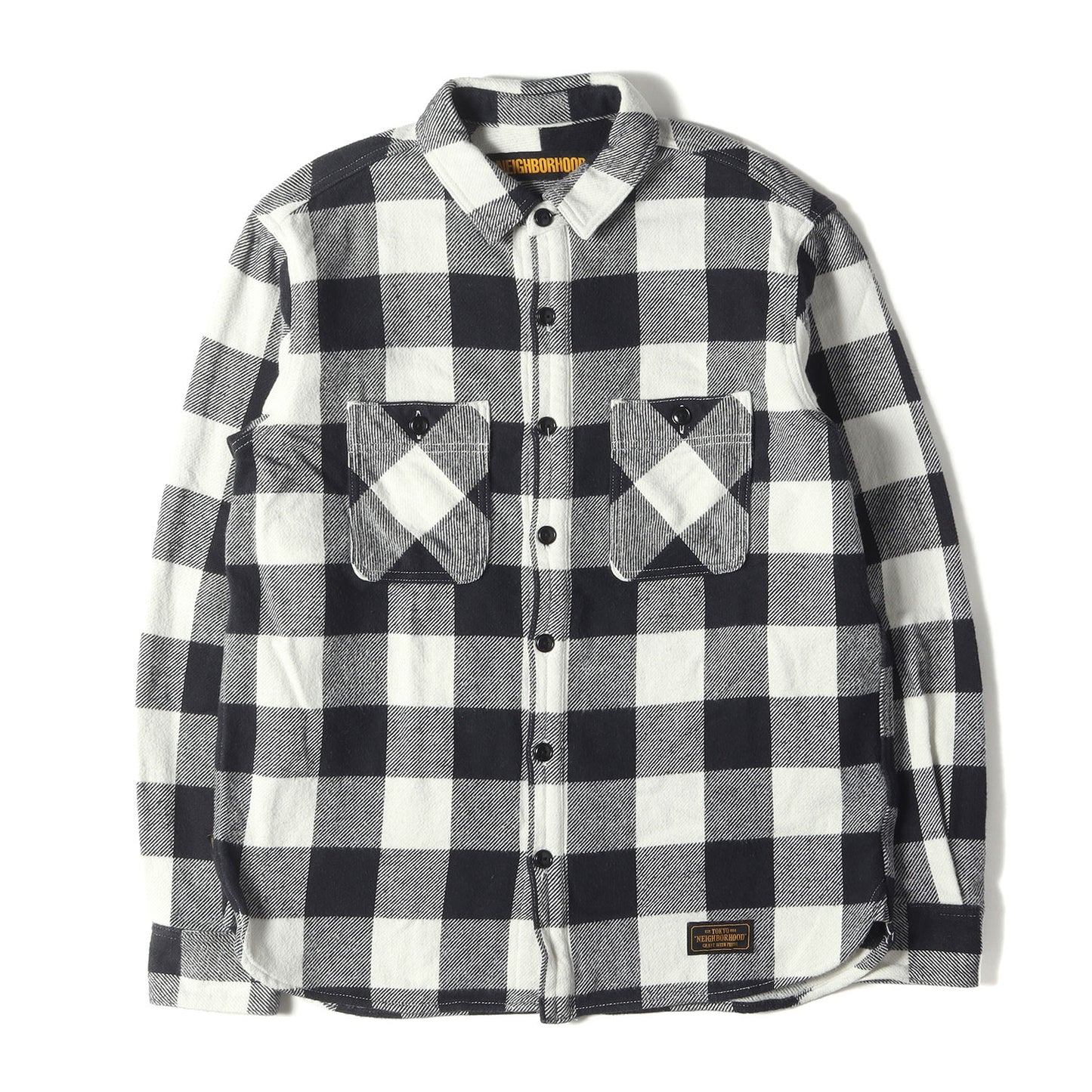 バッファローチェック ヘビー フランネル シャツ(LUMBERS / C-SHIRT . LS)