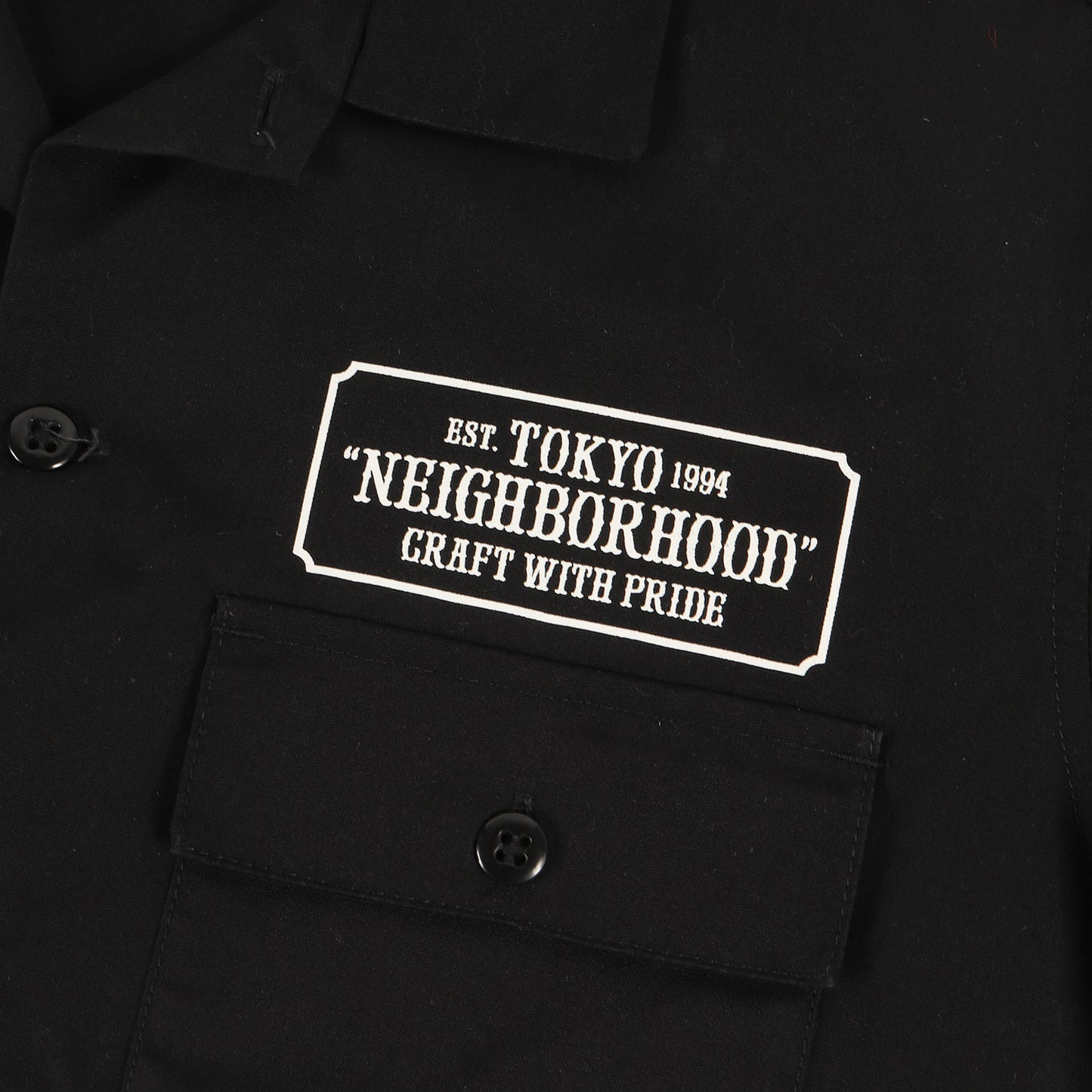ブランドロゴ T/C ワークシャツ(CLASSIC WORK / EC-SHIRT . LS)