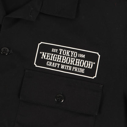 ブランドロゴ T/C ワークシャツ(CLASSIC WORK / EC-SHIRT . LS)