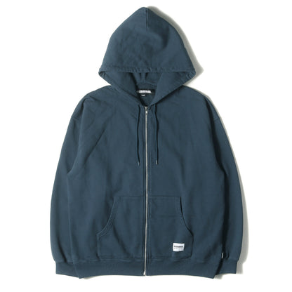 24AW フードロゴ フルジップ スウェット パーカー(CLASSIC SWEAT ZIP HOODIE LS)
