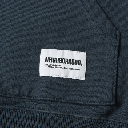 24AW フードロゴ フルジップ スウェット パーカー(CLASSIC SWEAT ZIP HOODIE LS)