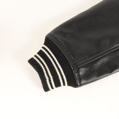 21AW メルトンウール 袖レザー クラブジャケット / スタジャン(CLUB / WCL-JKT)