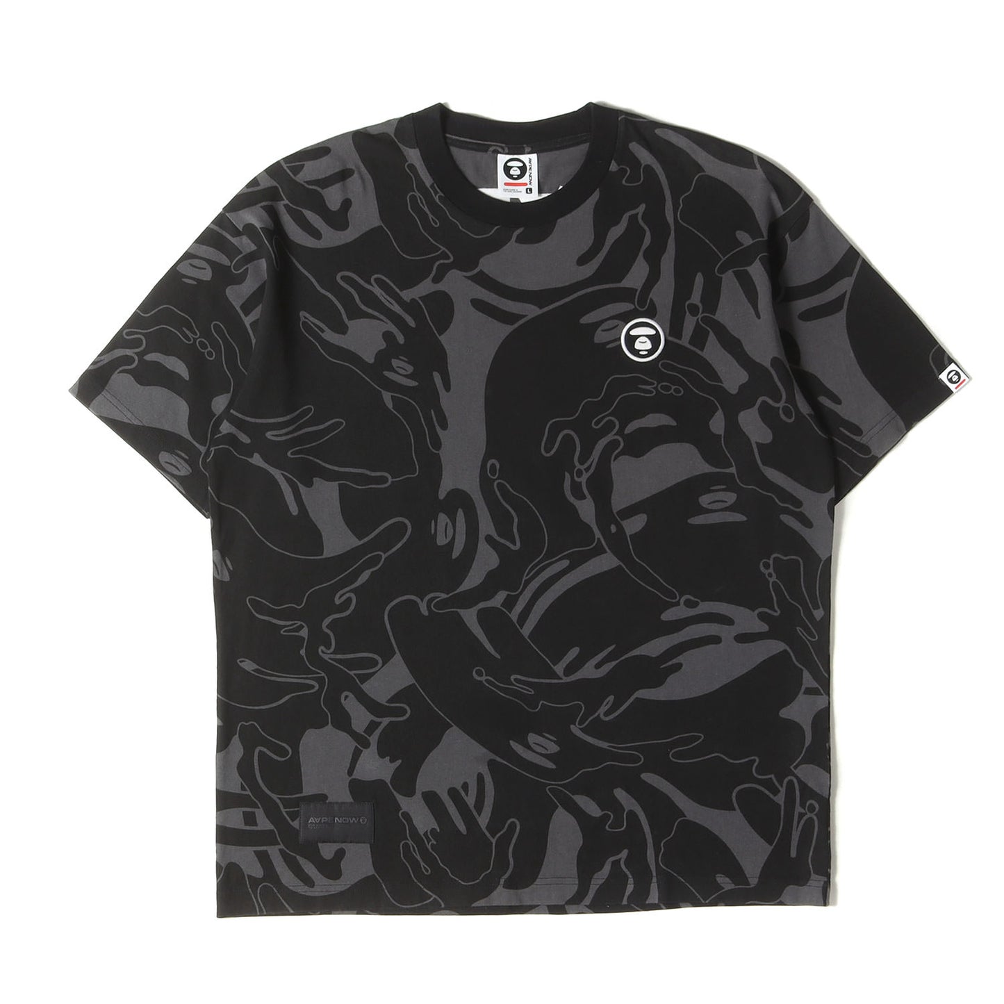 AAPE BY A BATHING APE 猿迷彩 クルーネックTシャツ