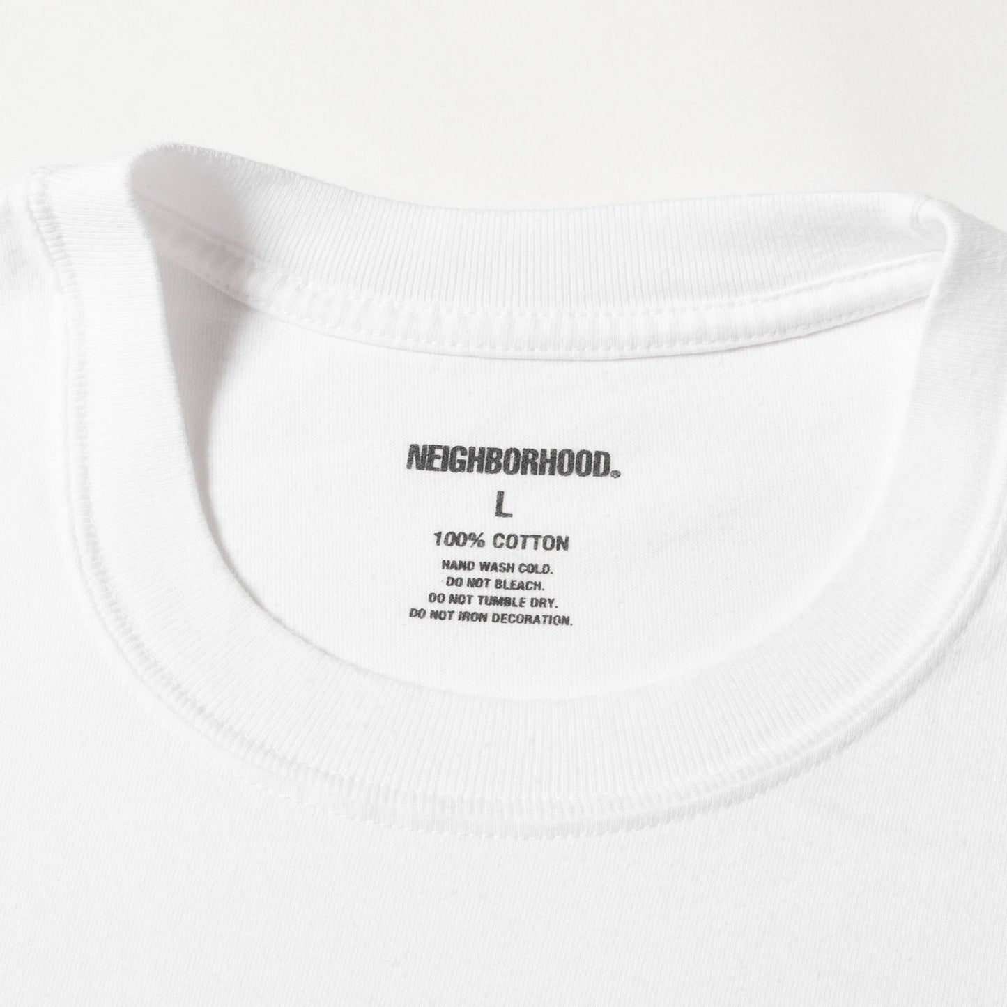 ブランドロゴ刺繍 クルーネック Tシャツ