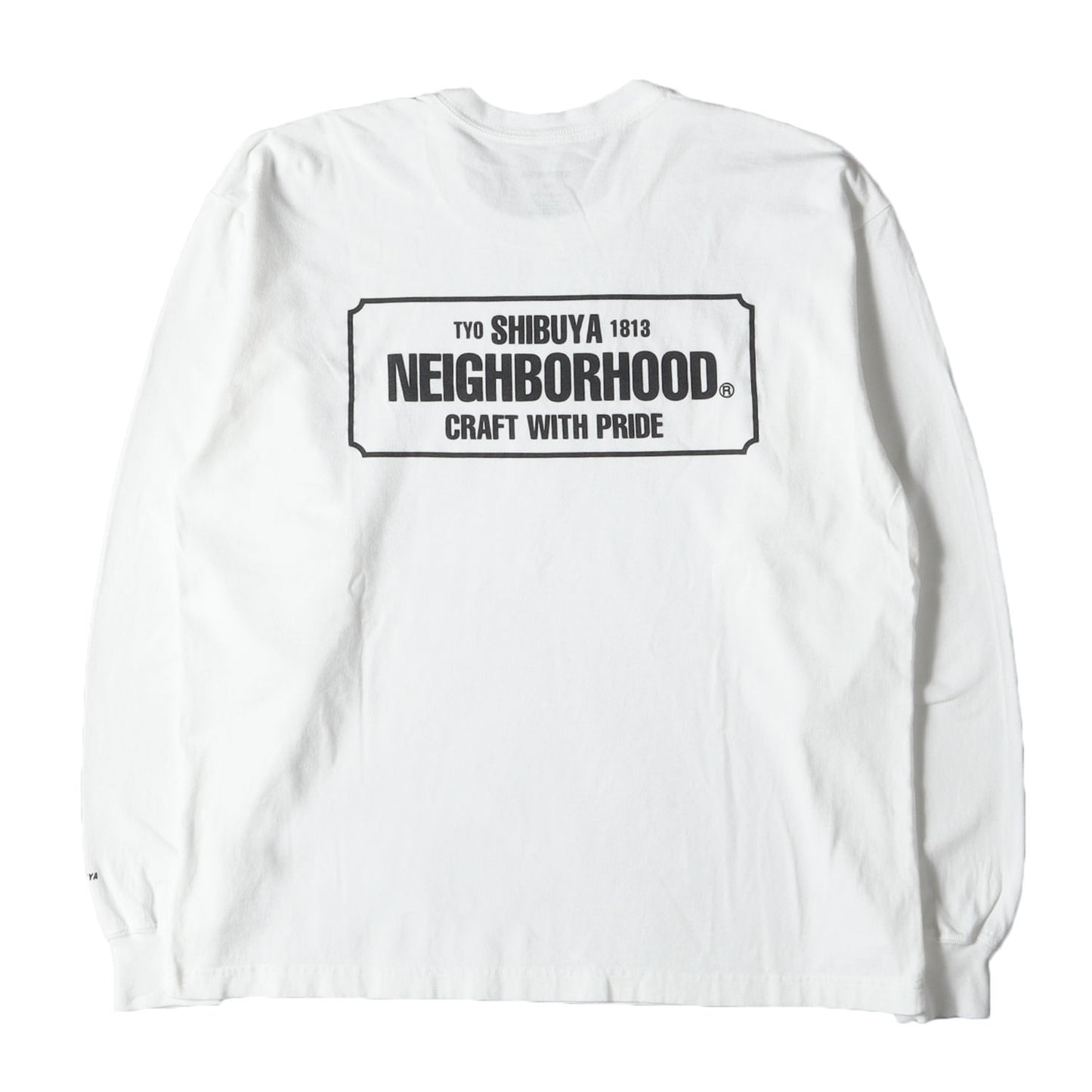 21AW 渋谷限定 ブランドロゴ ロングスリーブ Tシャツ(BAR & SHIELD / C-TEE. LS)