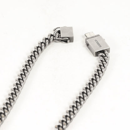 USB付き シルバー ネックレスチェーン