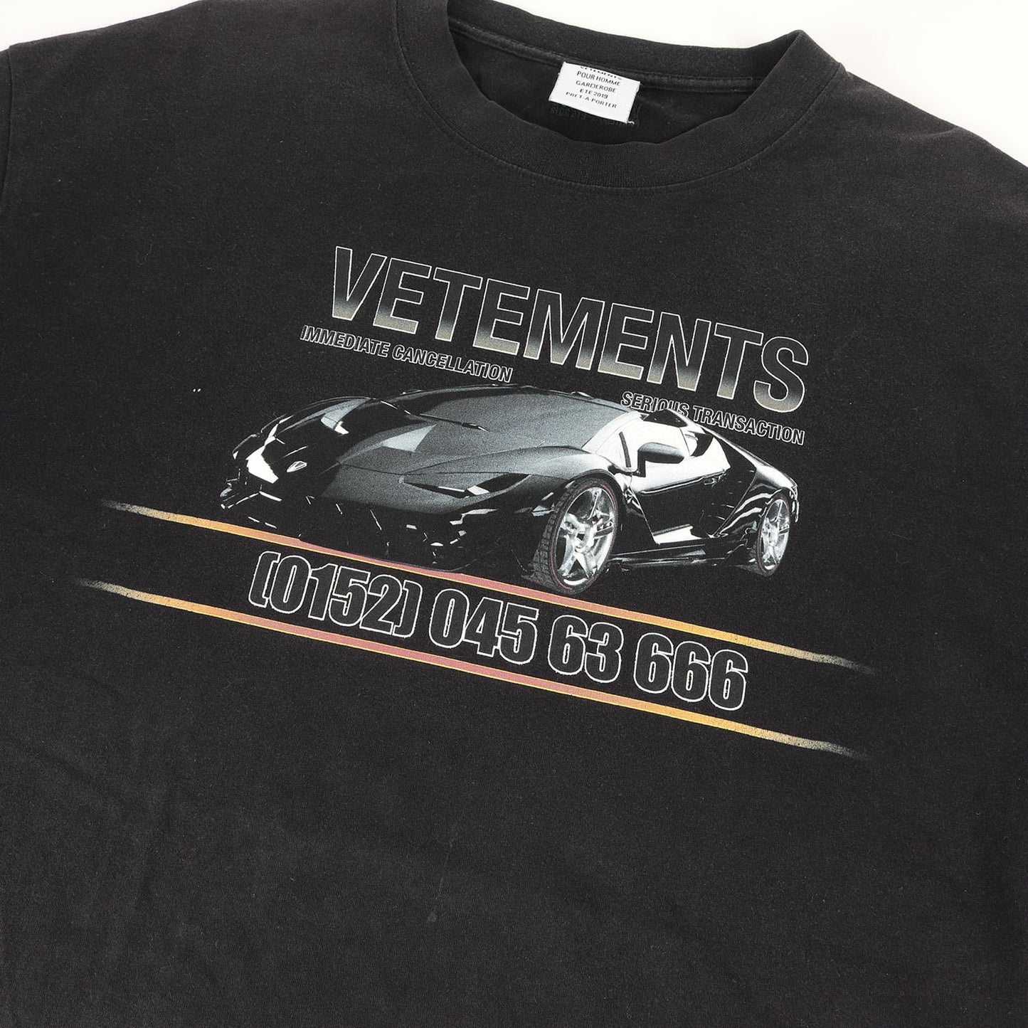 スーパーカー グラフィック オーバーサイズ シャツ(Car Hotline Tee)