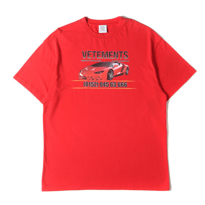 VETEMENTS (ヴェトモン) スーパーカー グラフィック オーバーサイズ 