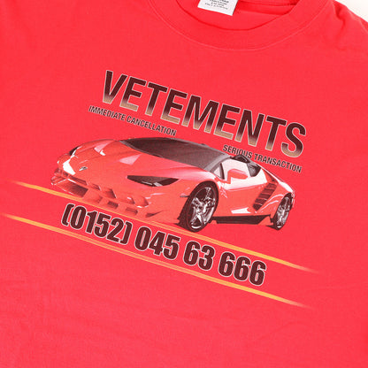 スーパーカー グラフィック オーバーサイズ シャツ(Car Hotline Tee)